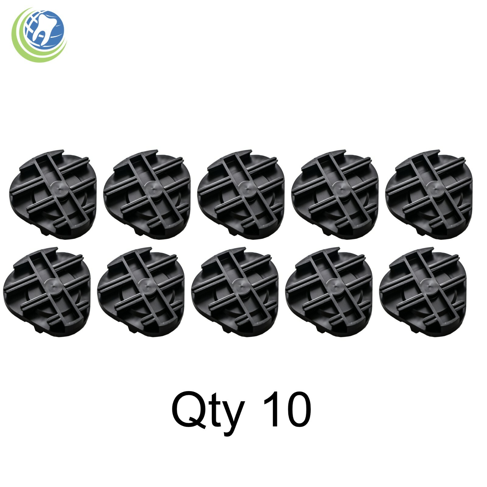 10 WHIPMIX MAGNETIC MOUNTING DISPOSABLE ARTICULATING PLATES OBLONG ARTICULATOR