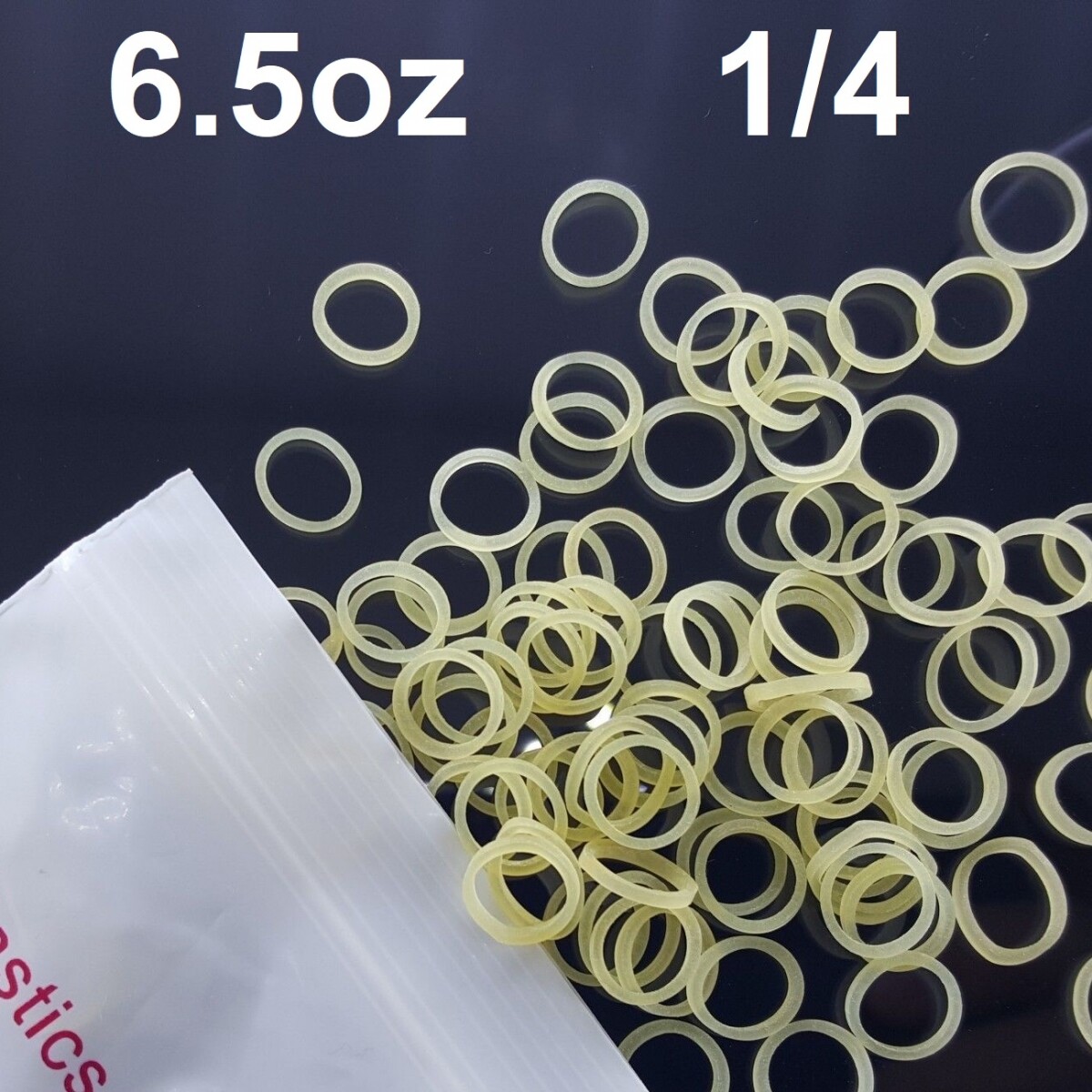 100x Orthodontic Rubber Bands Braces Stretch Elastic Oral Mouth Teeth 6.5oz 1/4″