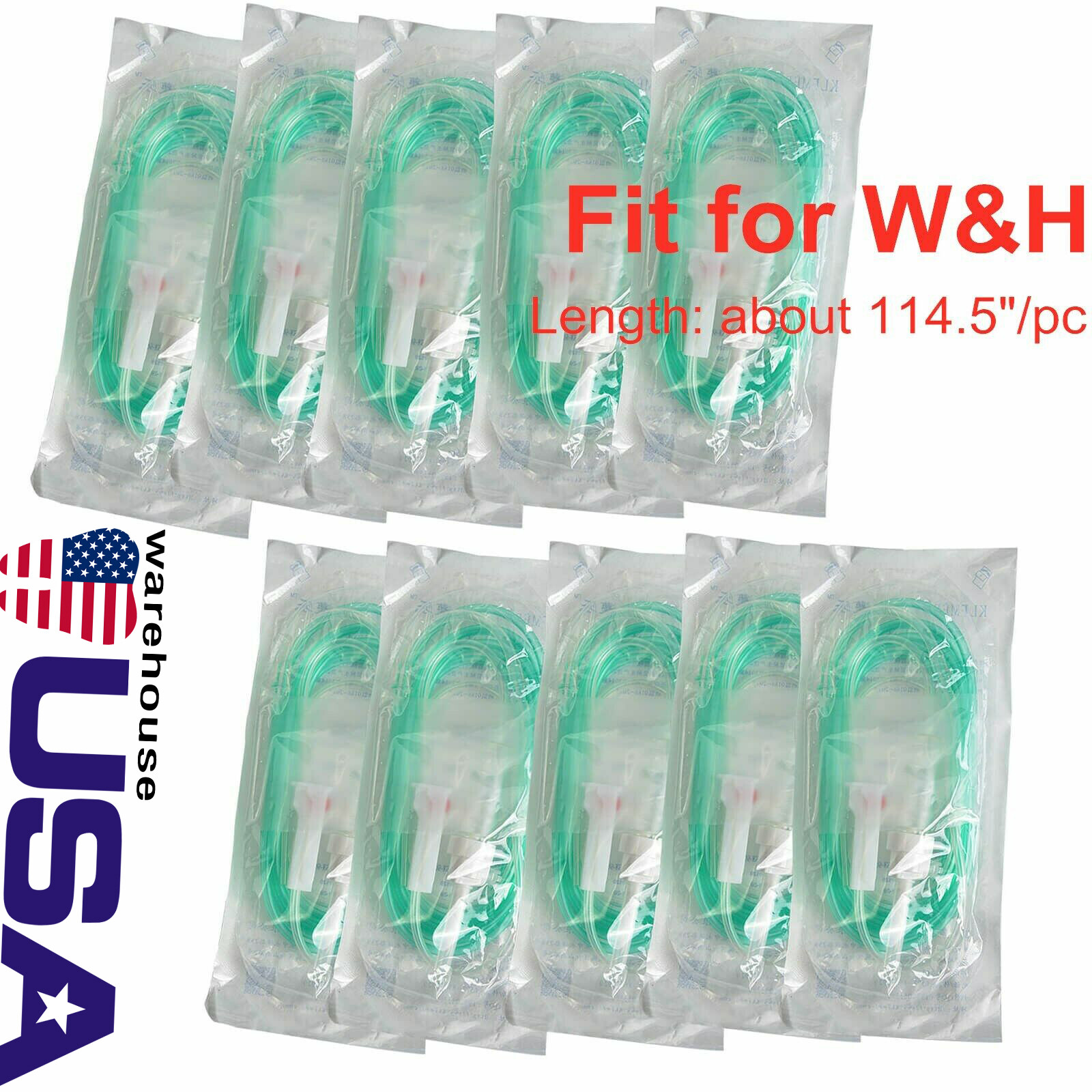20X Dental Implant Surgery Irrigation Tubing Tube Disposable C Type 291cm Fit WH