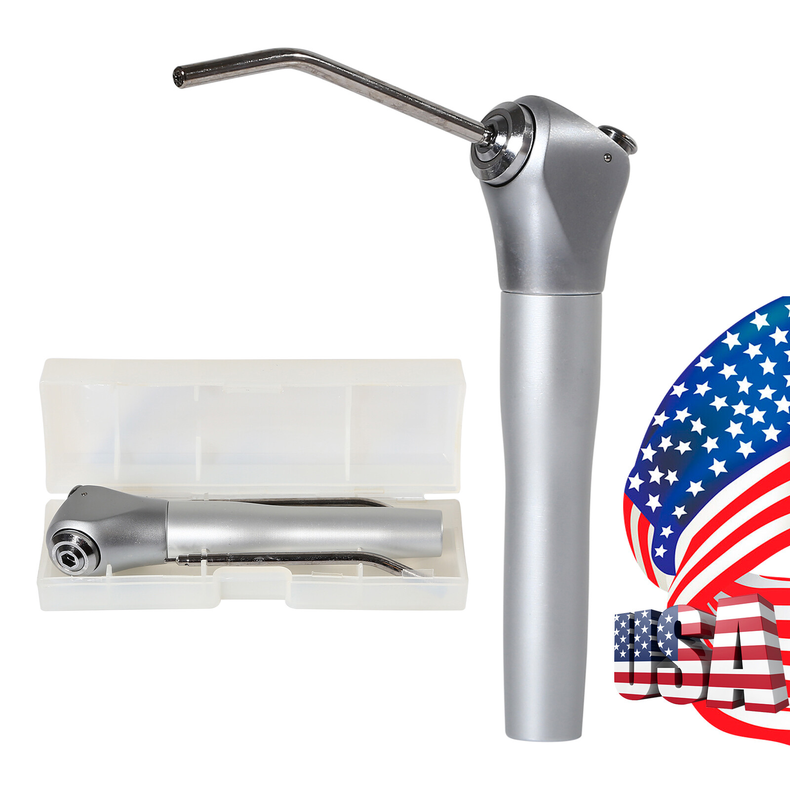 USA Dental 3 Way Syringe Handpiece Air Water Spray Triple with 2 Nozzle Tubes