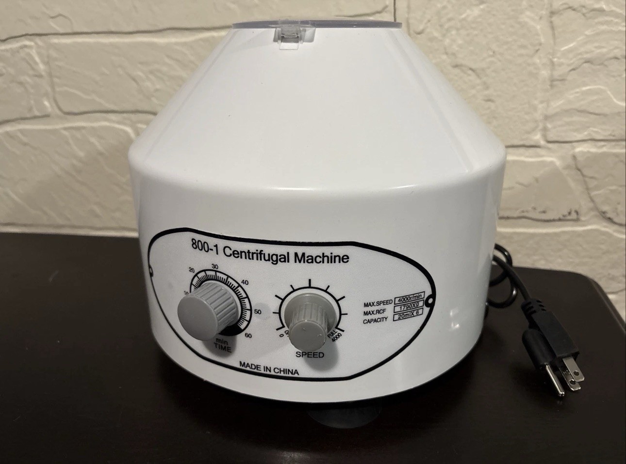 800-1 Electric Centrifuge Machine Lab Laboratory Medical 4000RPM Shipped Fast