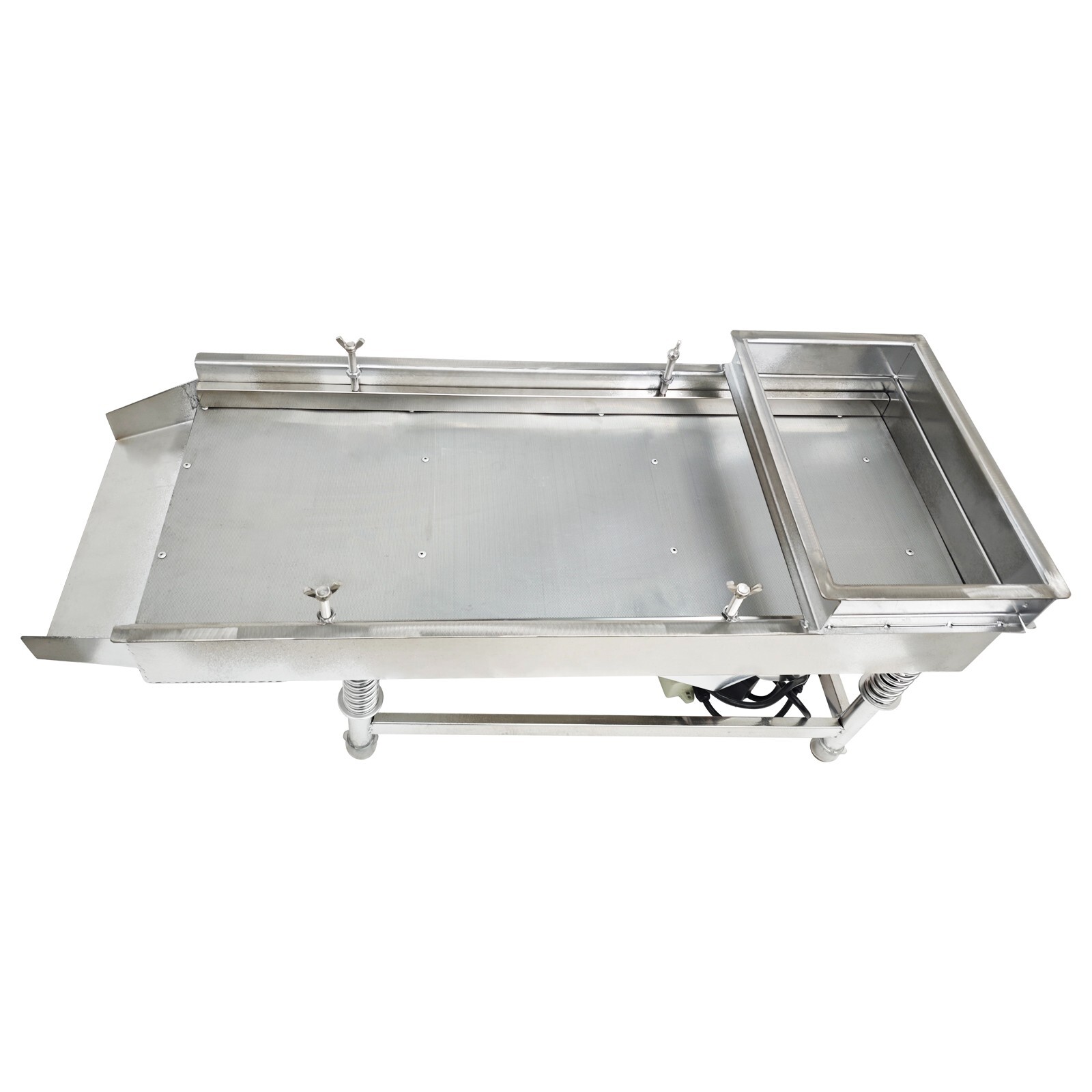 Linear Vibrating Screen 110V 80W 33.86″x13.4″x15.75″ 0.5mm Round Holes