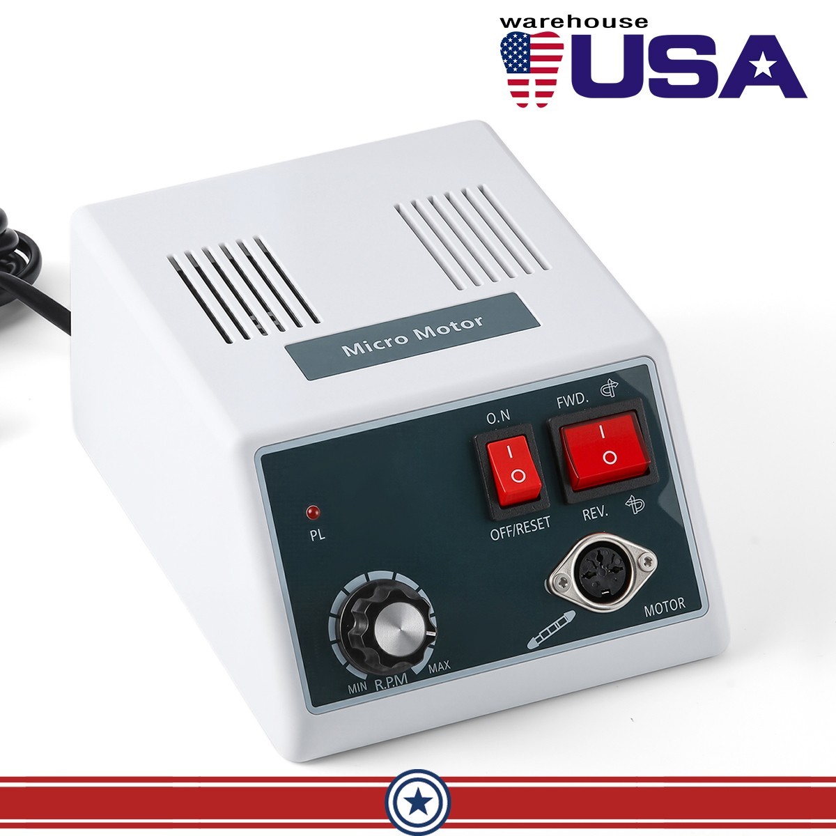 Dental Lab Electric Micromotor Polishing Unit+35K rpm Handpiece/Polishing HP Kit