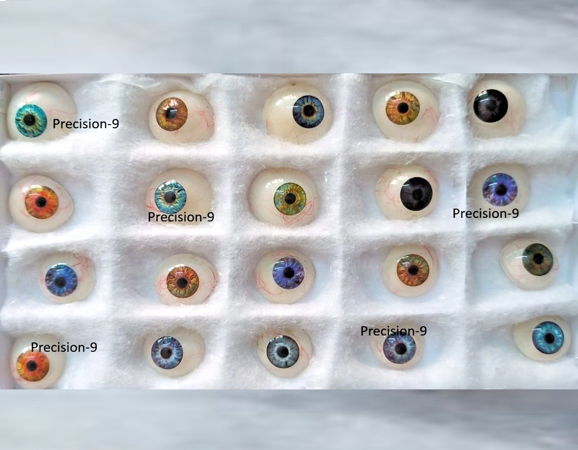 Superior Quality Acrylic Eye Prosthesis Custom Fit Artificial Eye Mix Color 20PC