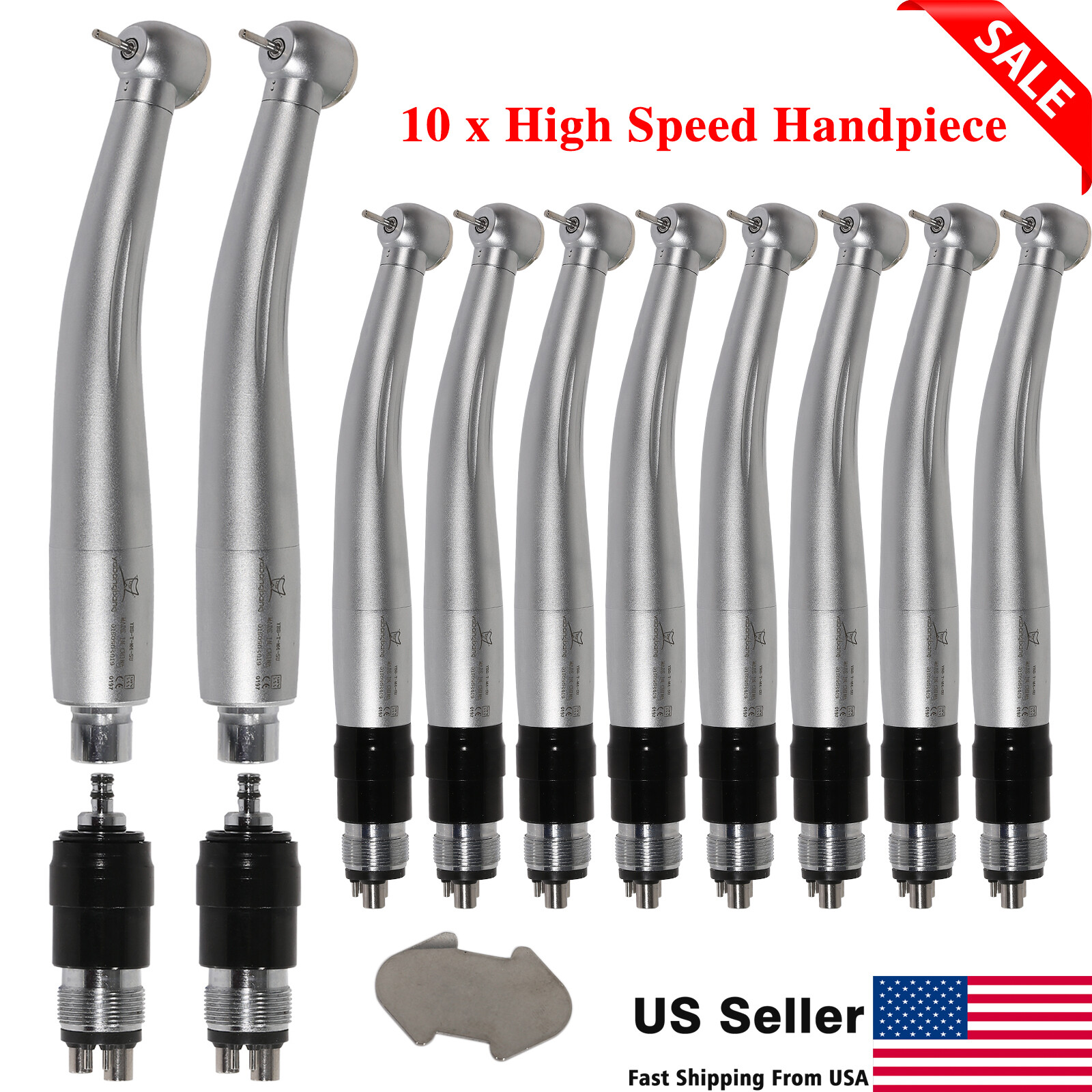 Yabang Dental High Speed Handpiece Large Head w/4 Hole Quick Coupling ff