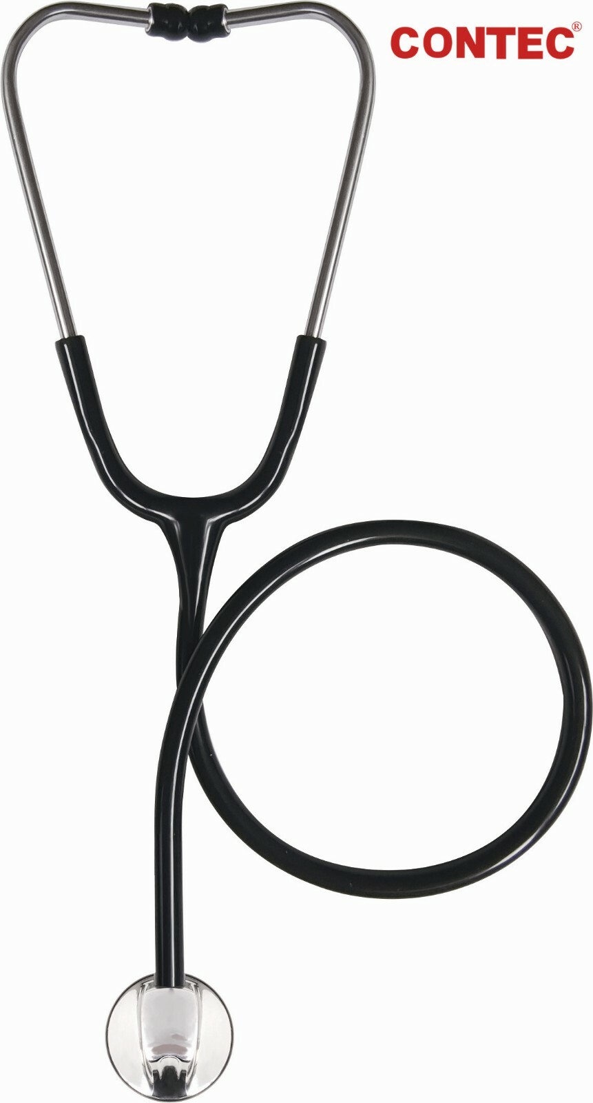 New CONTEC SC12 Professional Single Head Stethoscope Cardiology Dark Blue/Black