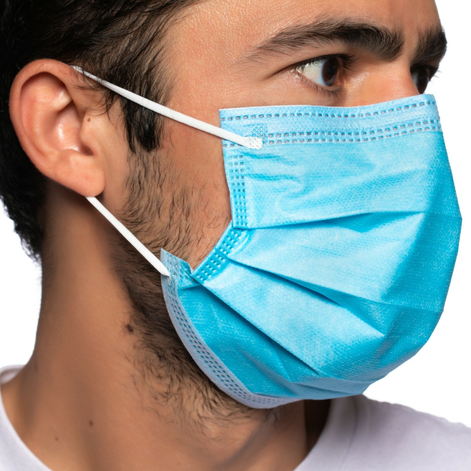 200 ASTM Level 3 4-Ply Disposable Medical Surgical Face Blue Masks (4 Box of 50)