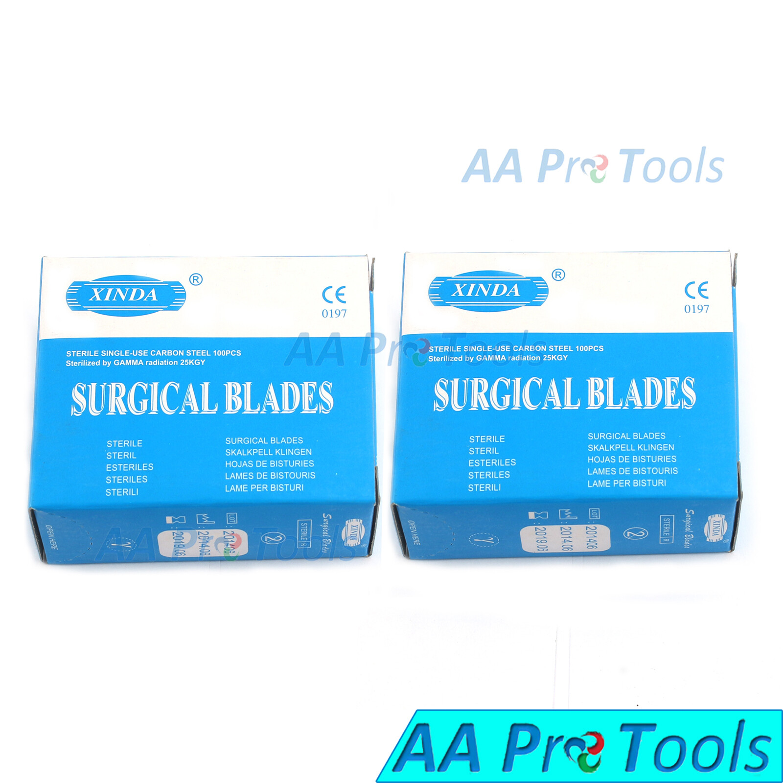 #22 SCALPEL BLADES BOX OF 100 2 boxes 200 Blades Dermaplaning, Medical/Surgical