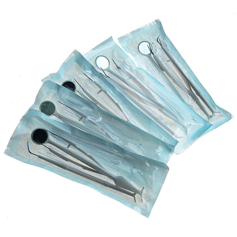 Disposable Dental Basic Examination Kit 3 Pcs Instruments Sterile Packaging
