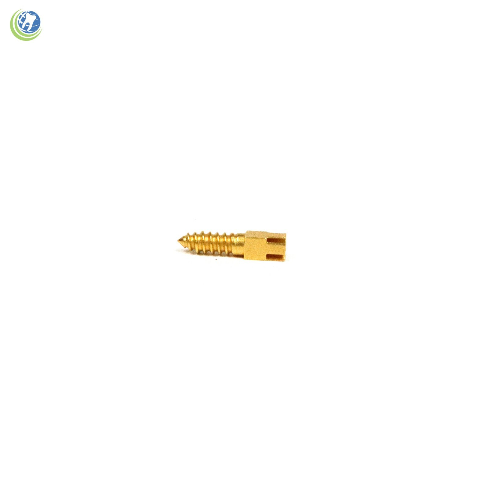 Dental Gold Plated Screw Posts Conical Cross Head Refill Size Small 5 #S5 12/Box