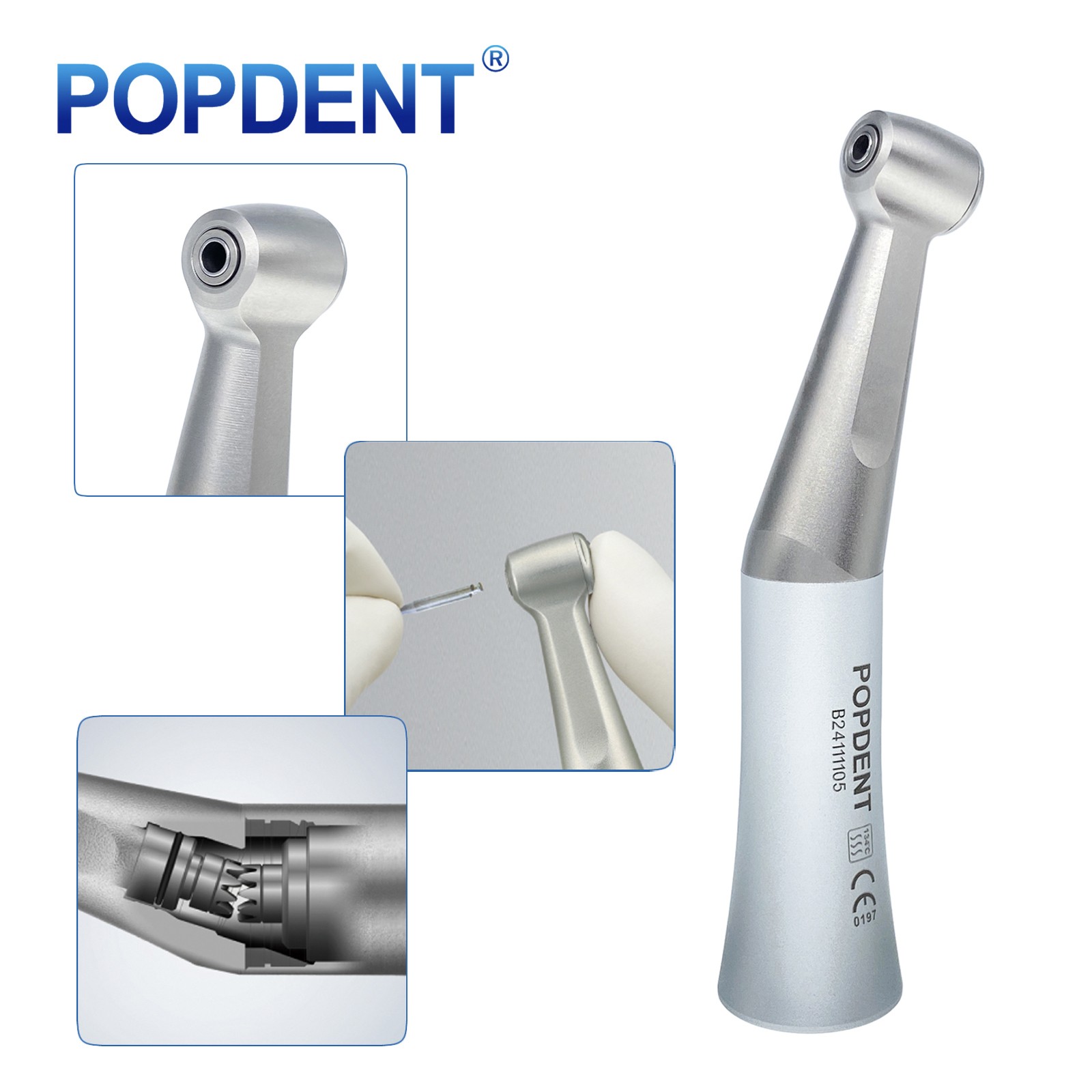 POPDENT Dental E-generator LED High Speed/Low Speed Handpiece Kit 2Hole/4Hole