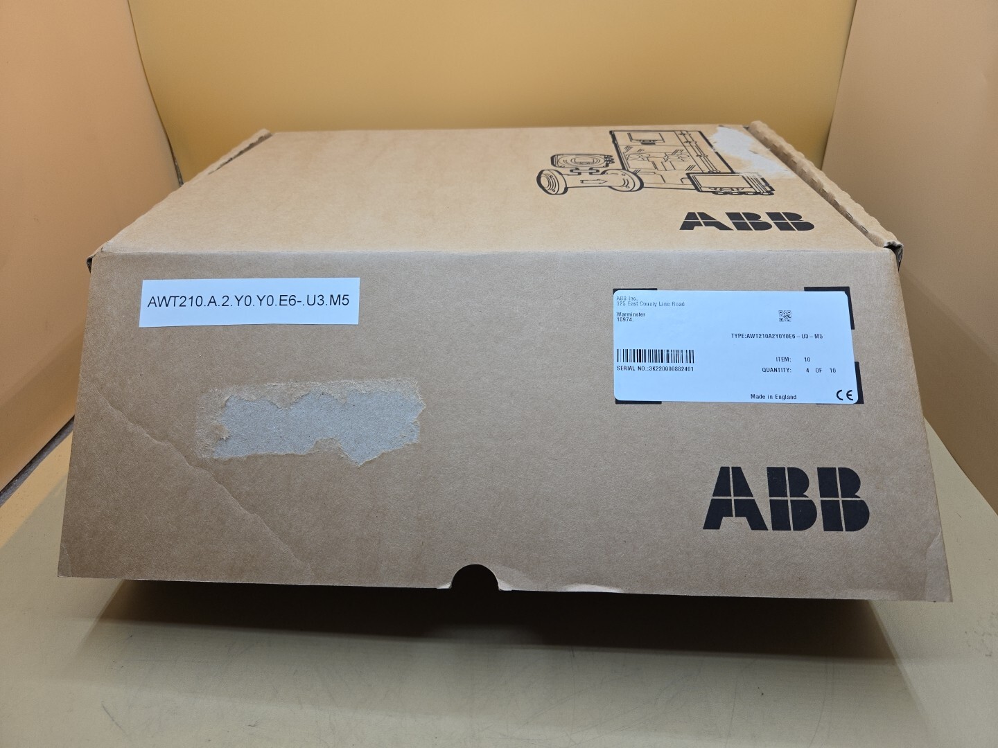 ABB AWT210 ANALYTICAL Transmitter 2 Wire PH ORP pION AWT210A2Y0Y0E6-U3-M5 New