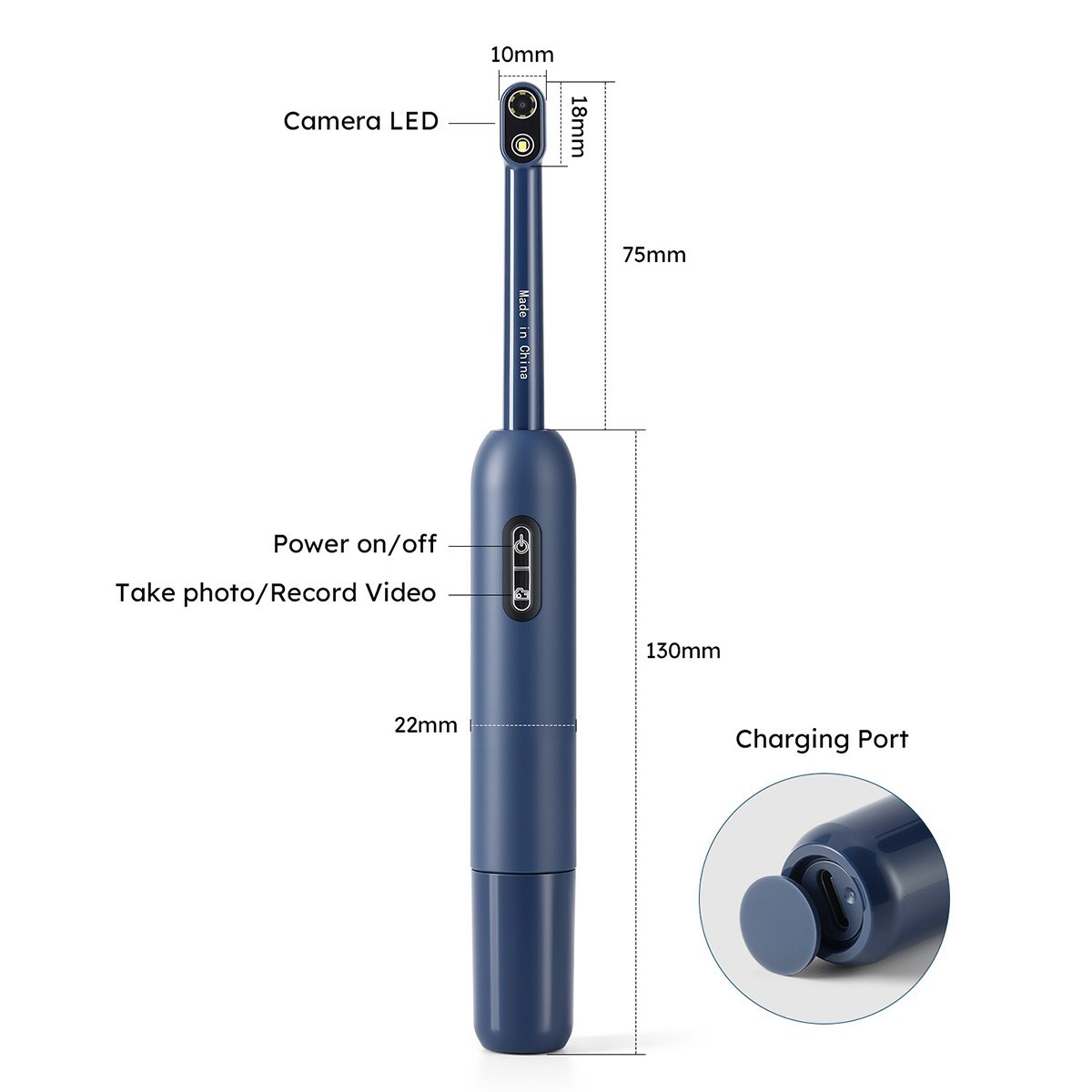Dental Intraoral Intra Oral Camera Wifi Digital Imaging Sensor High Resolution