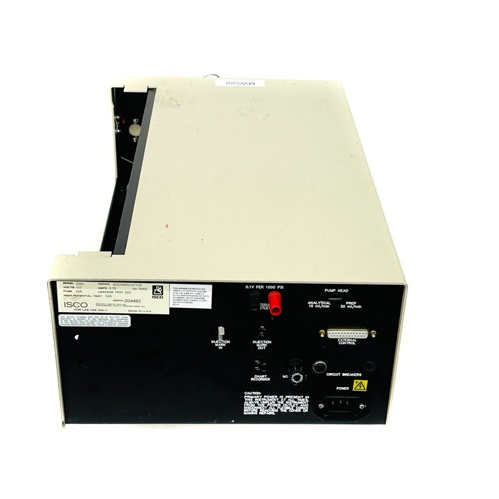 Isco Model 2350 Pro Team LC Inert Liquid Chromatography Flow Control Made in USA