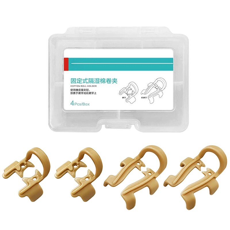 Dental Moisture Clip Cotton Roll Holder Clips Resin Fixed Premolar Molar Clamps