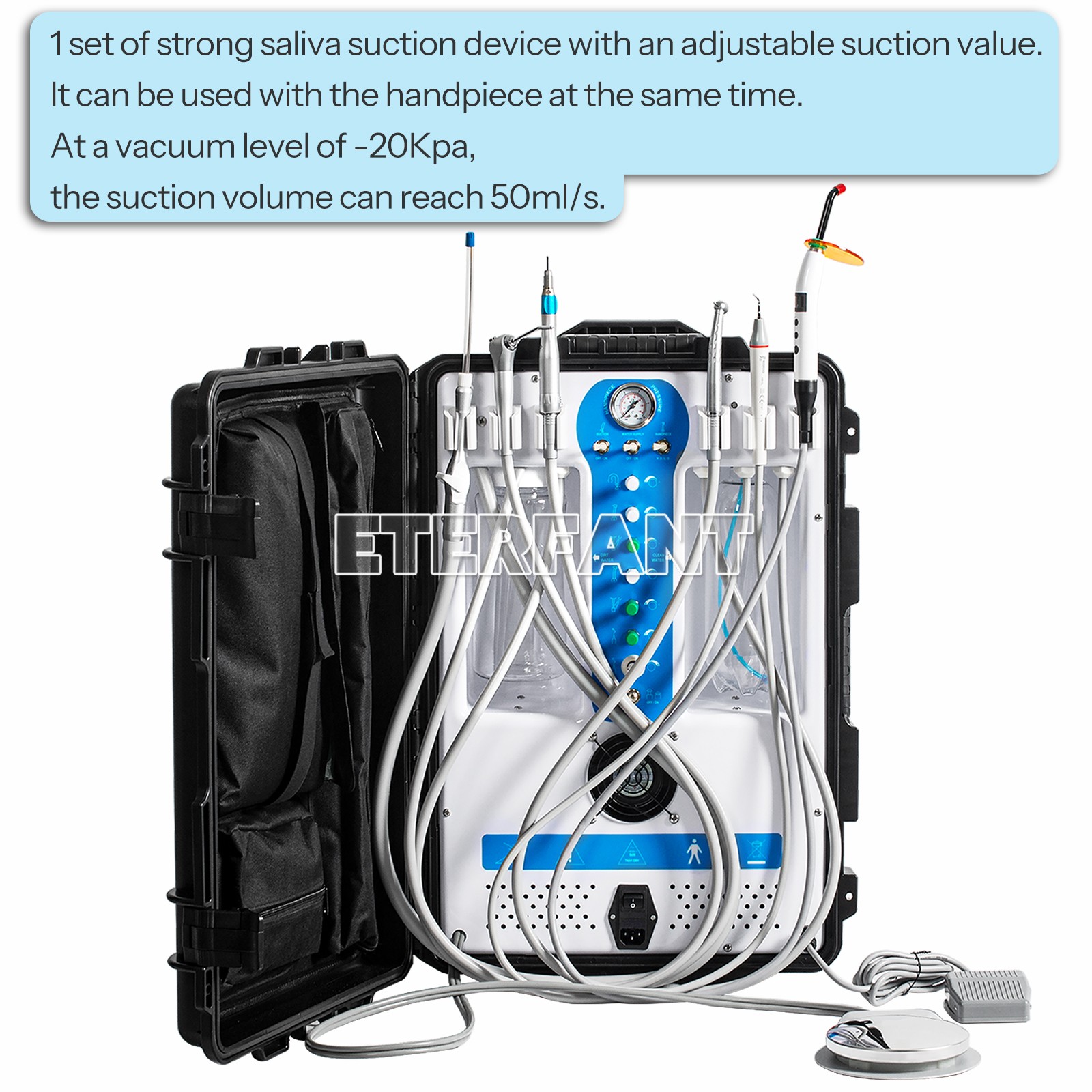 ETERFANT Dental Unit System GU-P206S/Unit Air Compressor Suction System 4H US
