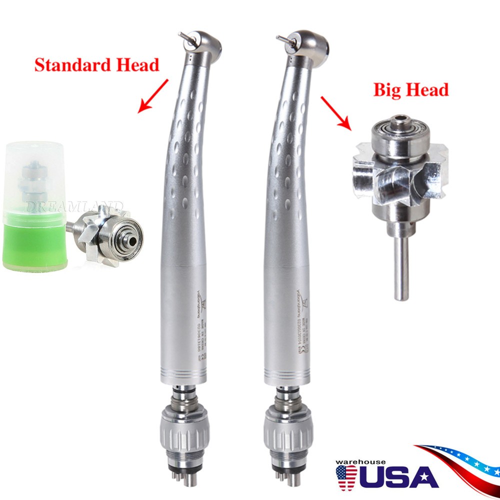 Dental High Speed Handpiece Turbine/4 Hole Quick Coupler /standard/large head