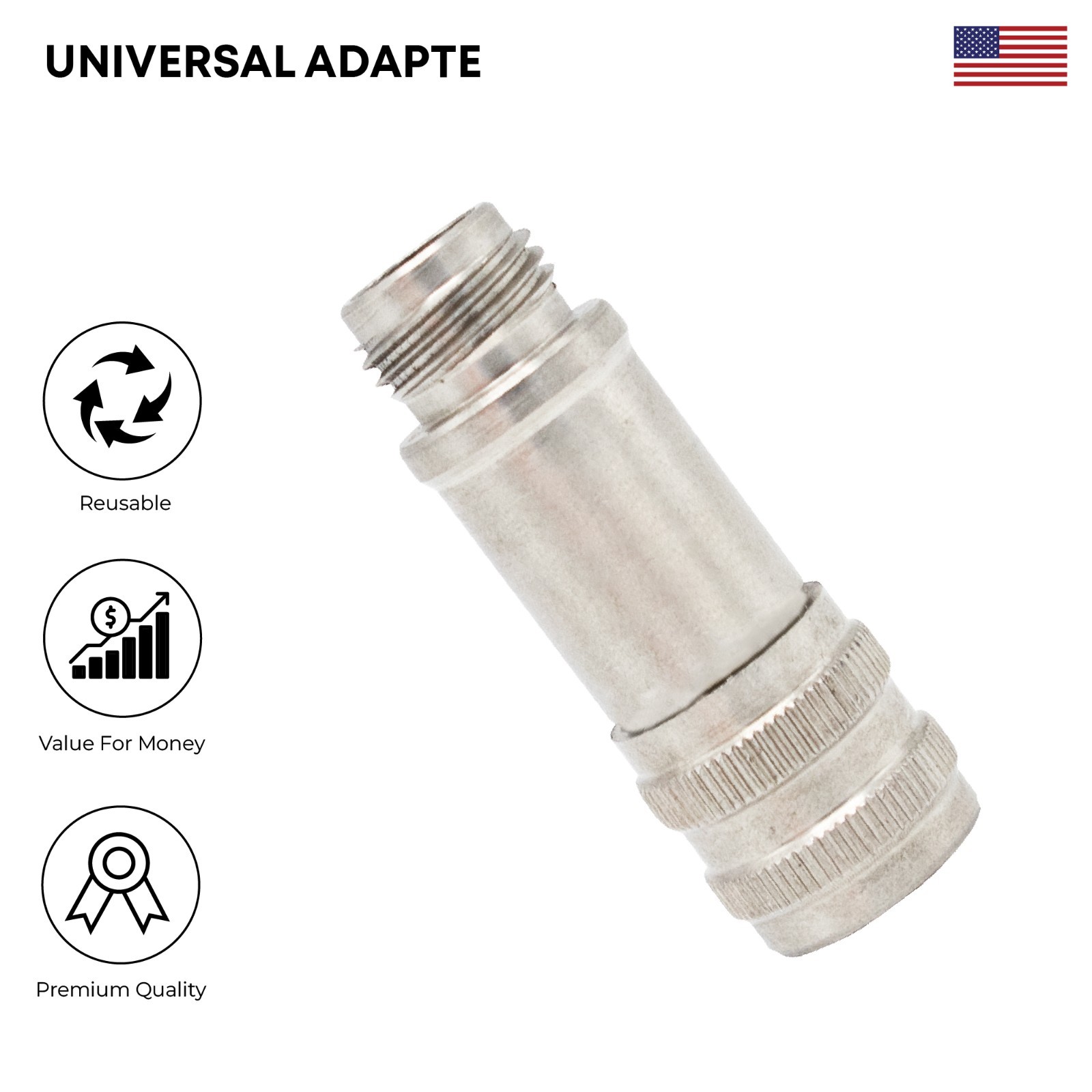 Liposuction Cannulas Universal Adapter Surgical Fat Transfer Connector German