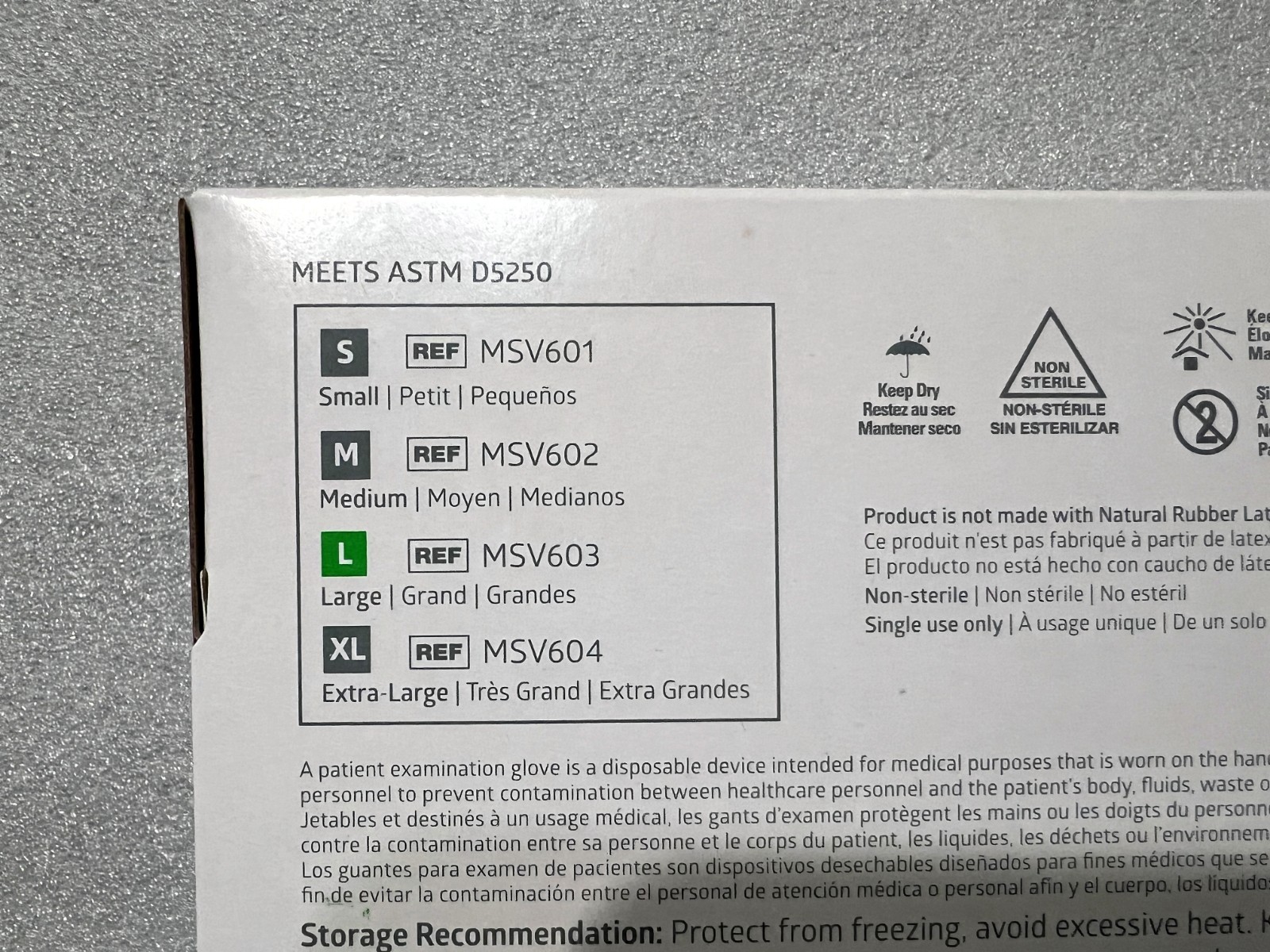 Medline MediGuard Stretch Vinyl Powder-Free Gloves – Large ,Nails Salon & More