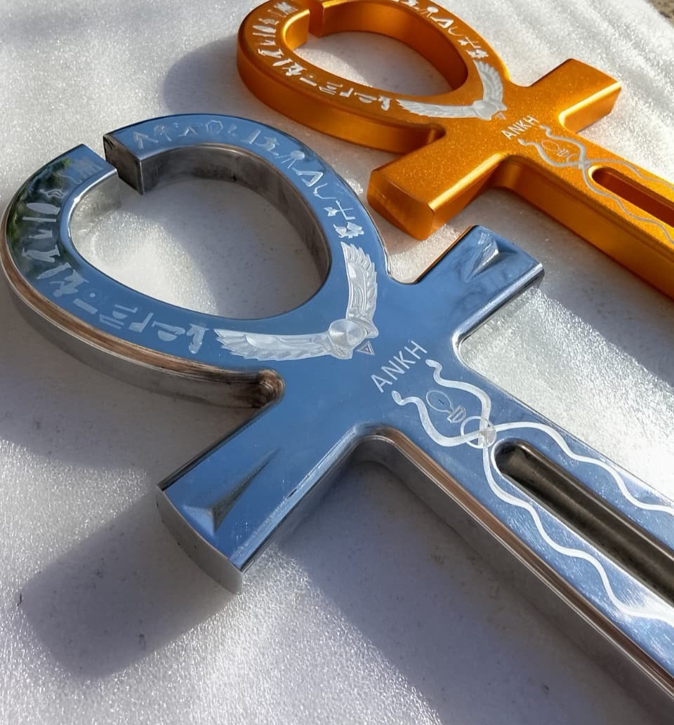 Ankh Key of Life: 342Hz & 684Hz Giant Tuning fork Healing Frequency sound Tool