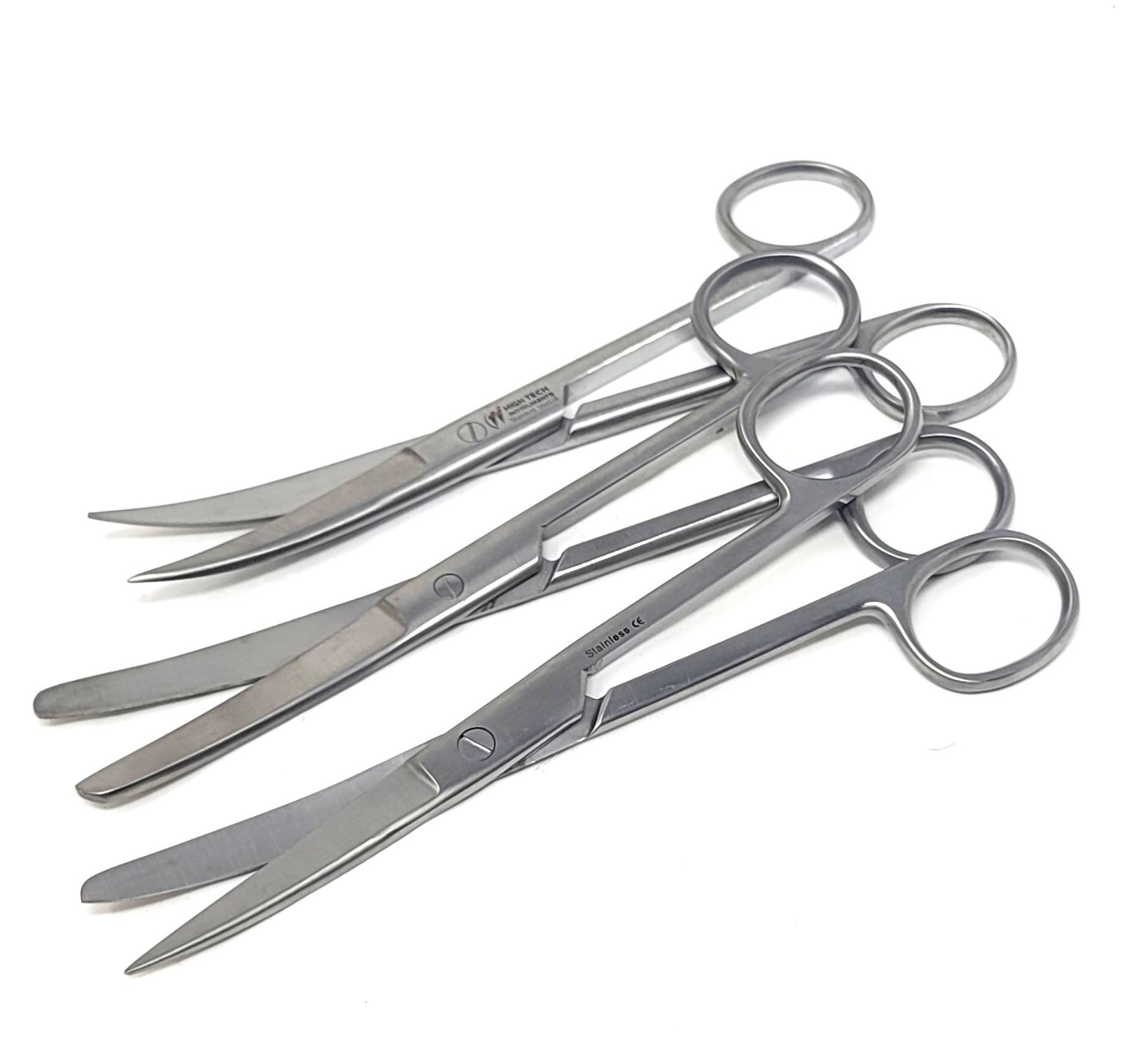 3 T/C ASSORTED OPERATING SCISSORS 6.5″ STRAIGHT W/ TUNGSTEN CARBIDE INSERTS