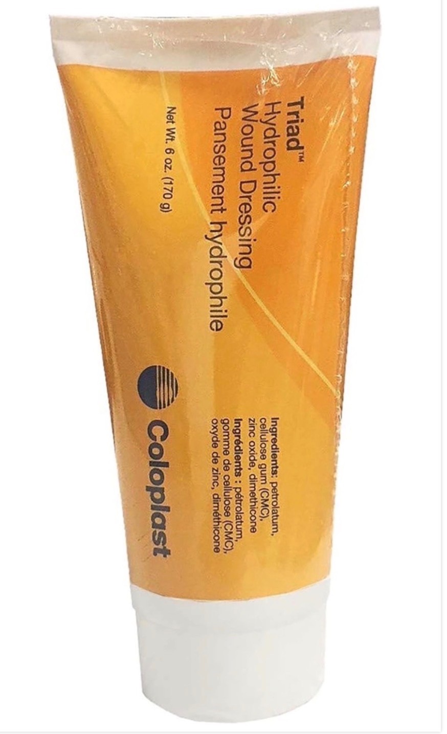 First Aid Coloplast Triad® Hydrophilic Wound Dressing 6oz Tube – 2 Pack