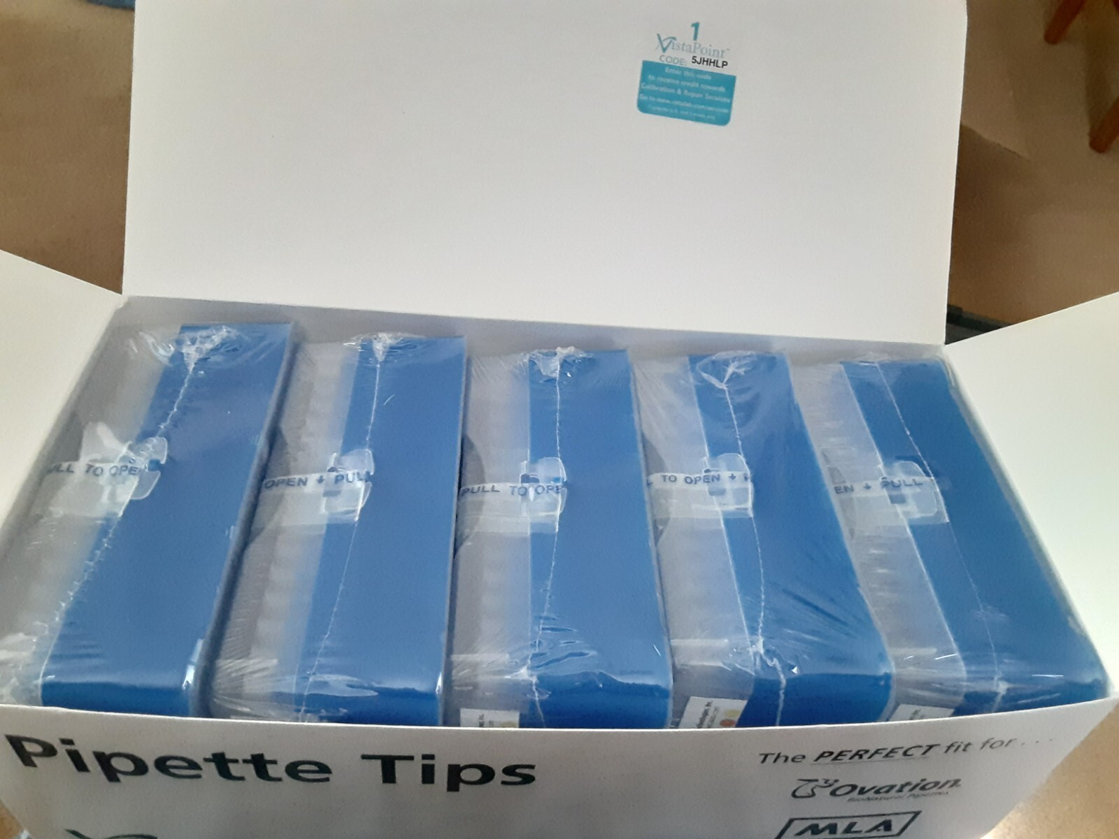 VistaLab Pipette Tips 25 ul ( 5 Racks ) 4060-1002