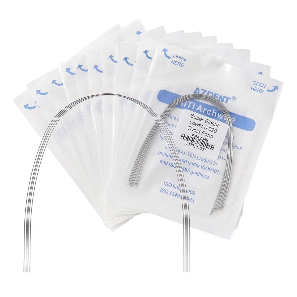 1 Pack Dental Orthodontic Super Elastic Niti Round Arch Wire Ovoid/Nature Form
