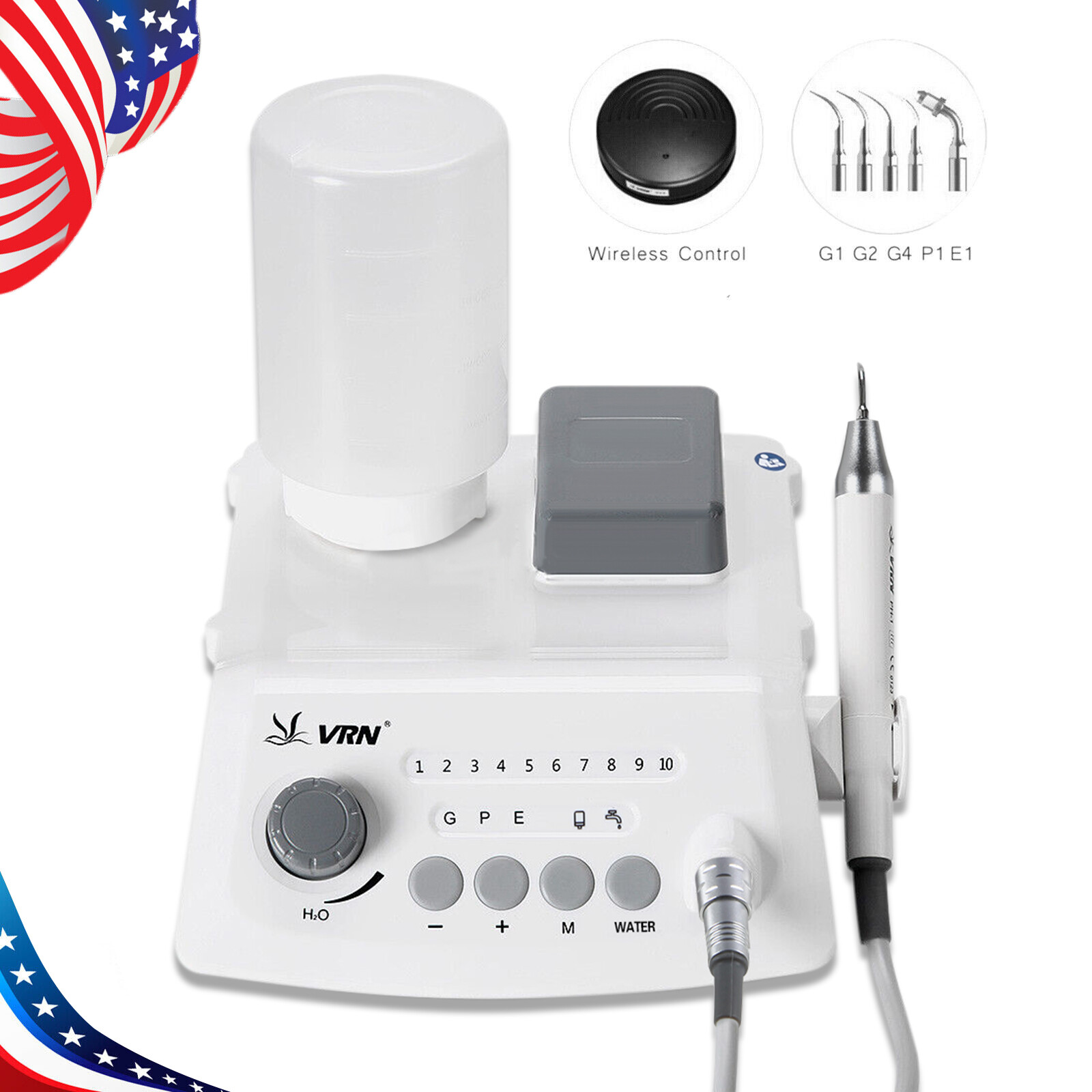 Auto Water Supply Dental Ultrasonic Piezo Scaler LED Handpiece Liquid Dosing ty