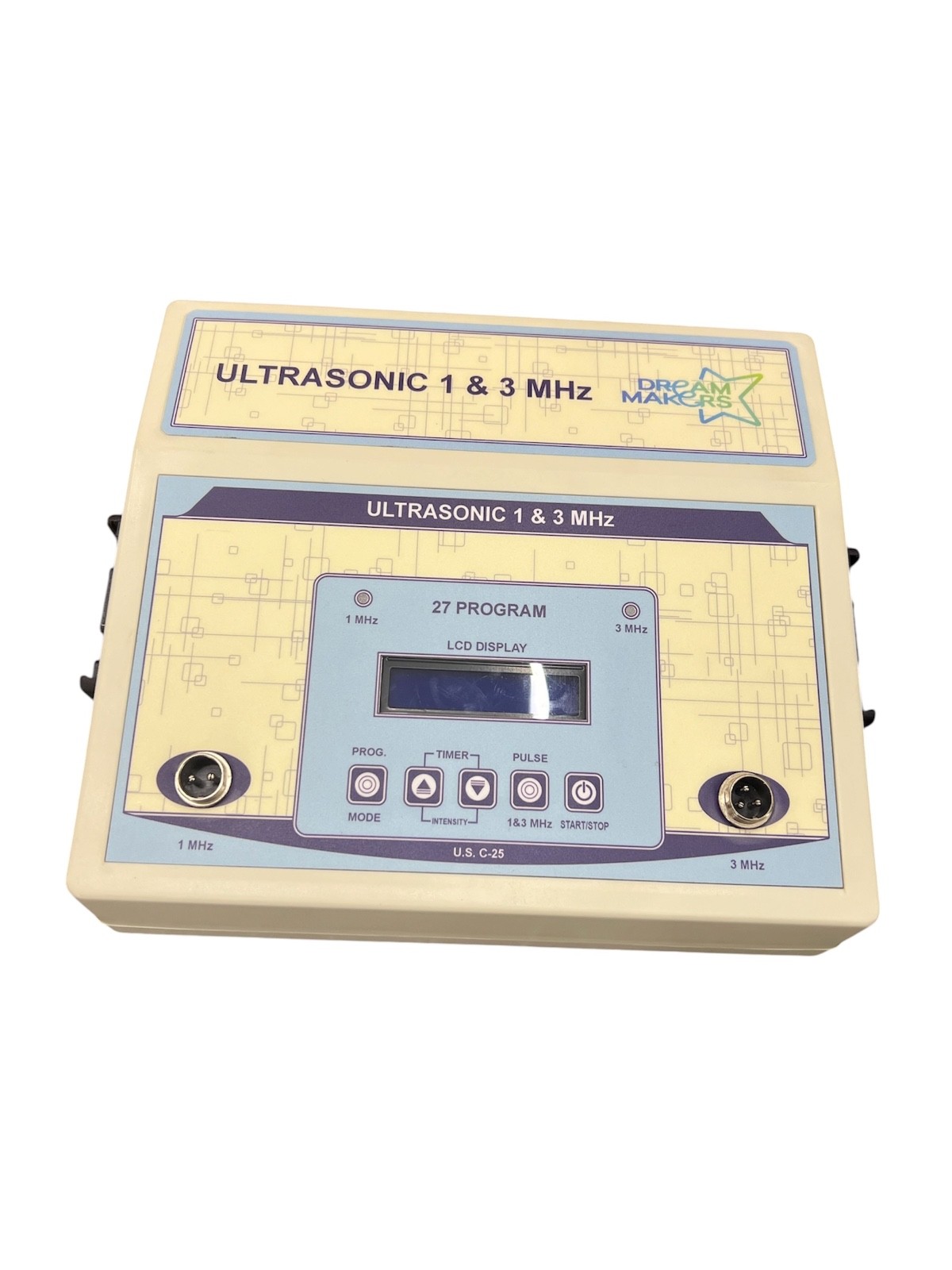 US Pro Ultrasound Therapy 1MHz & 3MHz Unit Home Use Physical Therapy Machine