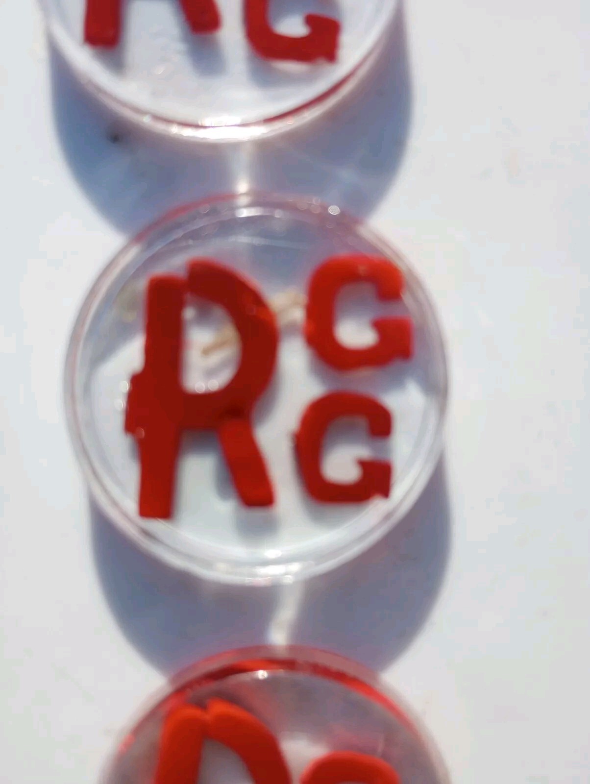 Radiology X-ray Markers 3 Sets Initials (GG)