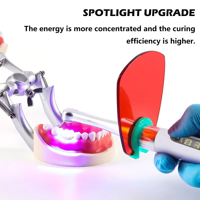 1-5 Dental Woodpecker Style iLED Wireless Curing Light Lamp 1 Sec Cure White sa