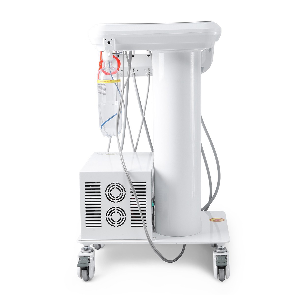 Dental Mobile Delivery Unit Cart Suction 4Hole/Handpiece Maintenance Lubrication