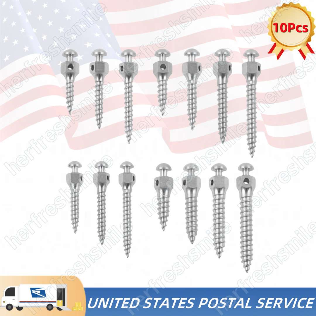 10Pcs Dental Orthodontic Mini Screws Implant Micro Screws Titanium TC4 USA Stock
