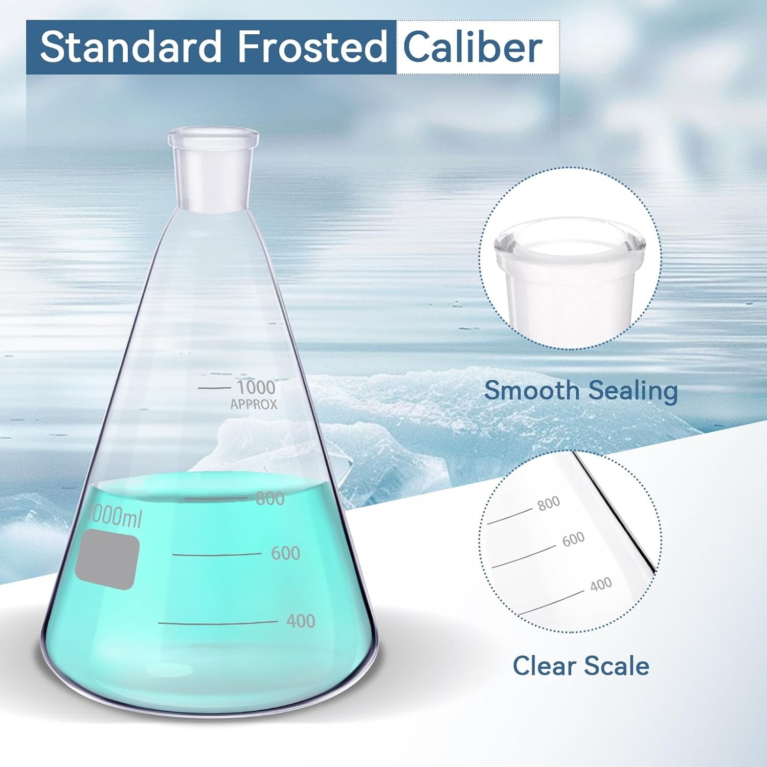 Lab Filtration | Filtr Buchner Funnel Flask Kit 1000ml Filter & 250/500ml Funnel
