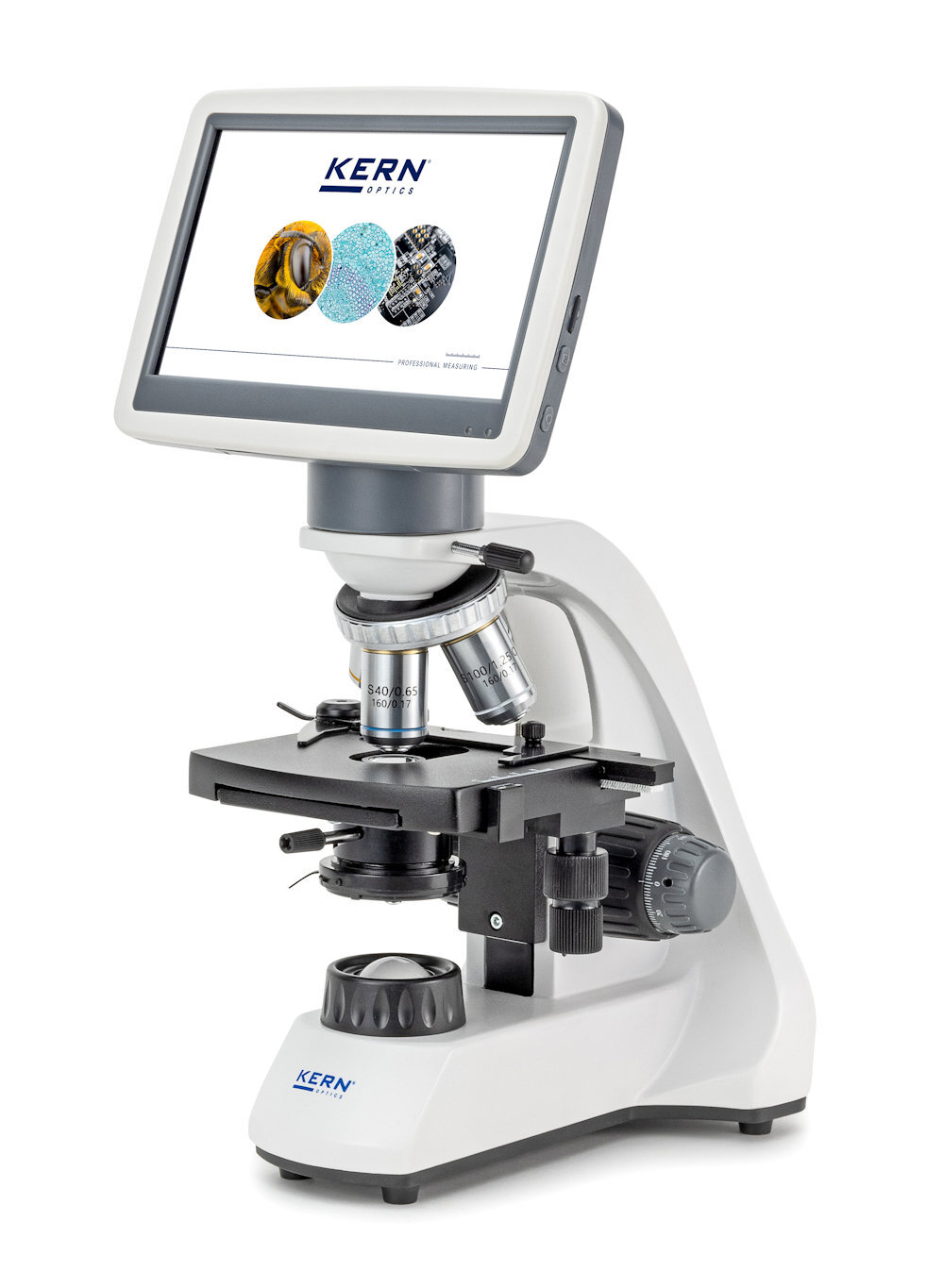 Transmitted Light Microscope with LCD Display [Core OBT 231] with USB Port & Micro SD Slot