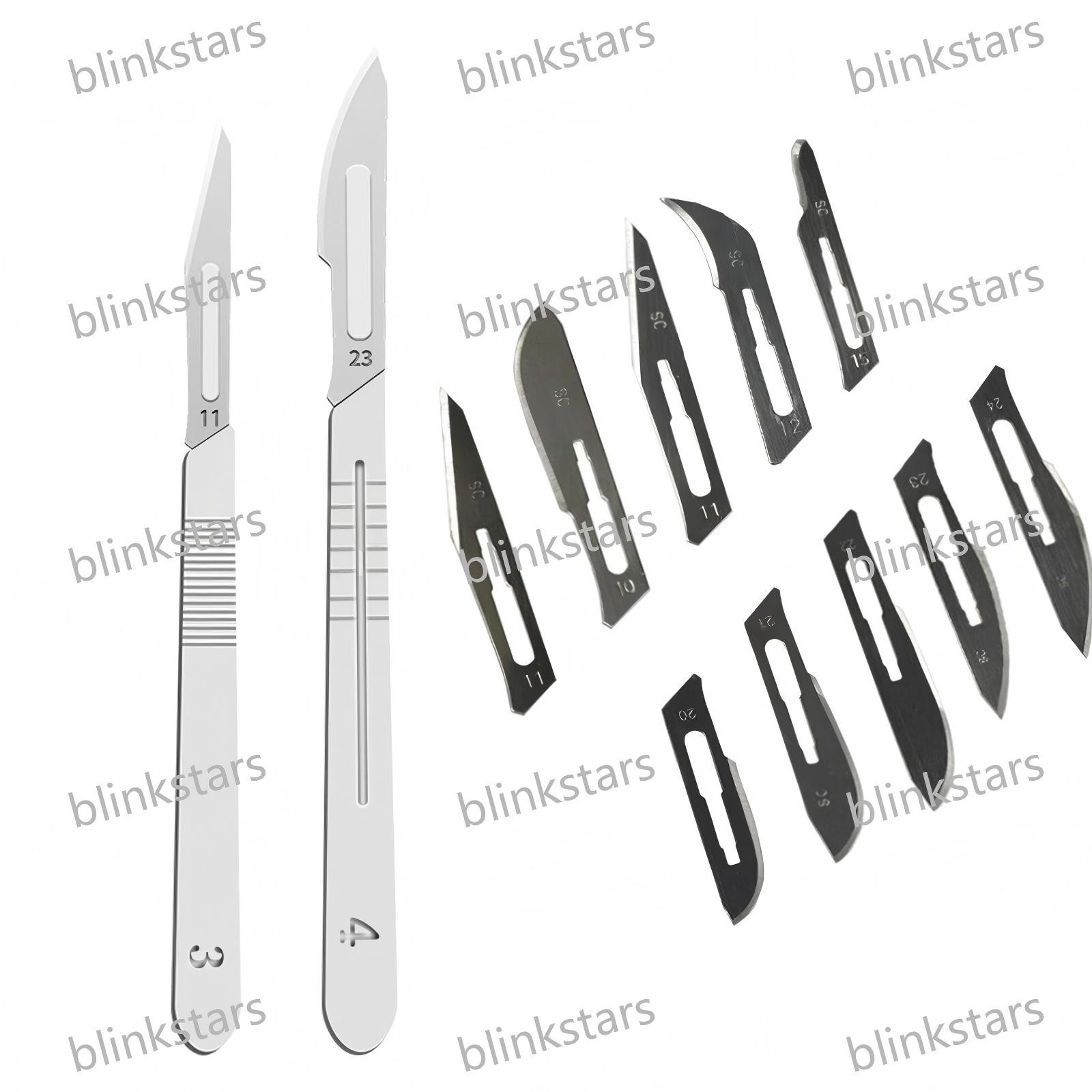 Dental Surgical Stainless Steel Medical Scalpel Blades/Knife Handle Instrument
