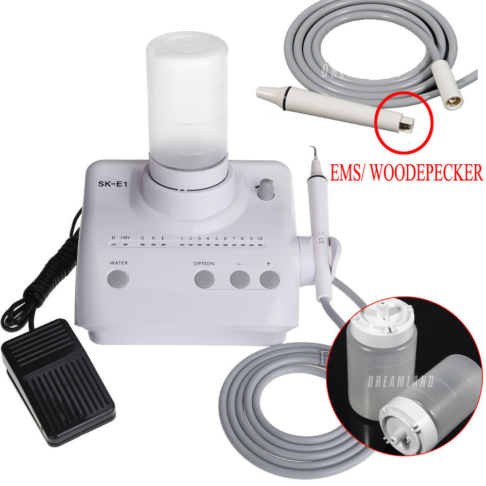 Dental Ultrasonic Scaler Endo Perio Scaling fit EMS SK-E1 FDA +2*Bottles UPS