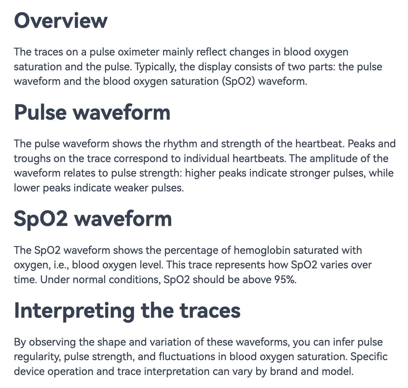 CONTEC Pulse Oximeter LED CMS50M SpO2 and PR Value Waveform Blood Oxygen