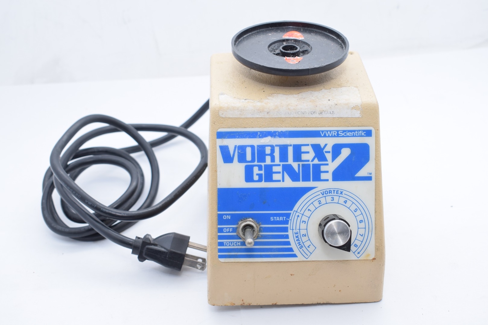VWR Scientific Vortex Genie 2 Vortexer G-560 120V 0.5A