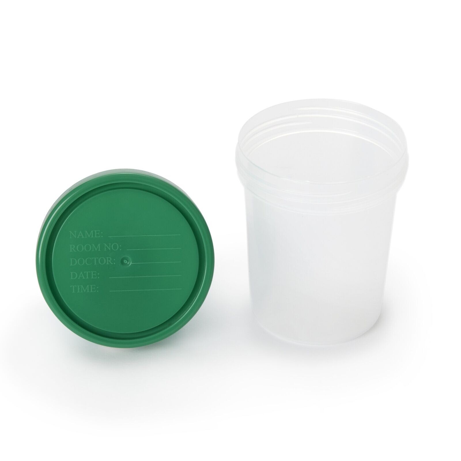 400 Count Urine Specimen Container Cup 4 oz Sample Collection Screw Cap Graduate