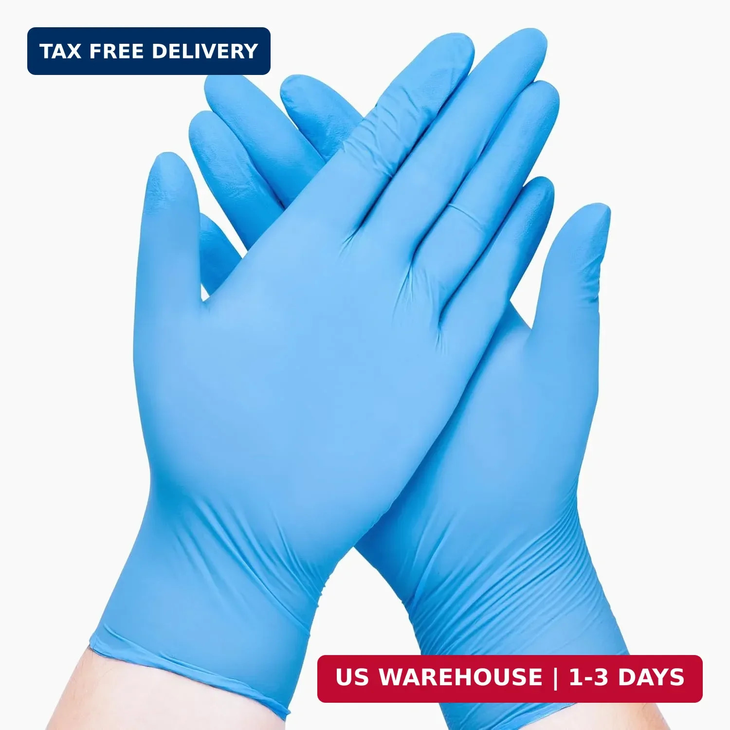 SwiftGrip Disposable Nitrile Exam Gloves, Blue, Nitrile Gloves Disposable Latex