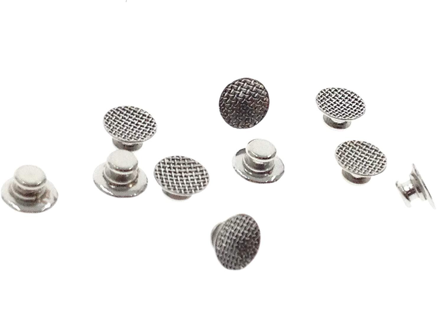 Dental Orthodontic Lingual Buttons Bondable Round Base 50 pack (5×10 packs) MESH