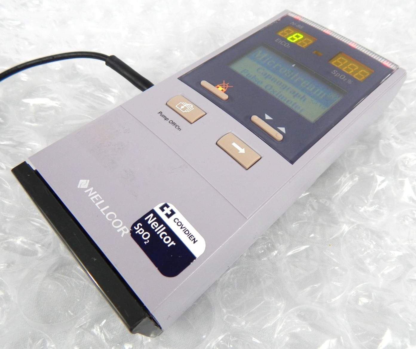 COVIDIEN NELLCORE N-85 CAPNOGRAPH PATIENT MONITOR S/N 309