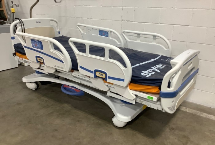 Stryker S3 Fully Electric Hospital Bed with Electronic Controls and lift assist.