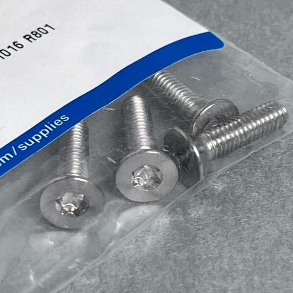 Agilent Flat Head Screw M4 x 16 mm for CTC PAL Autosampler Pack of 4 Screws