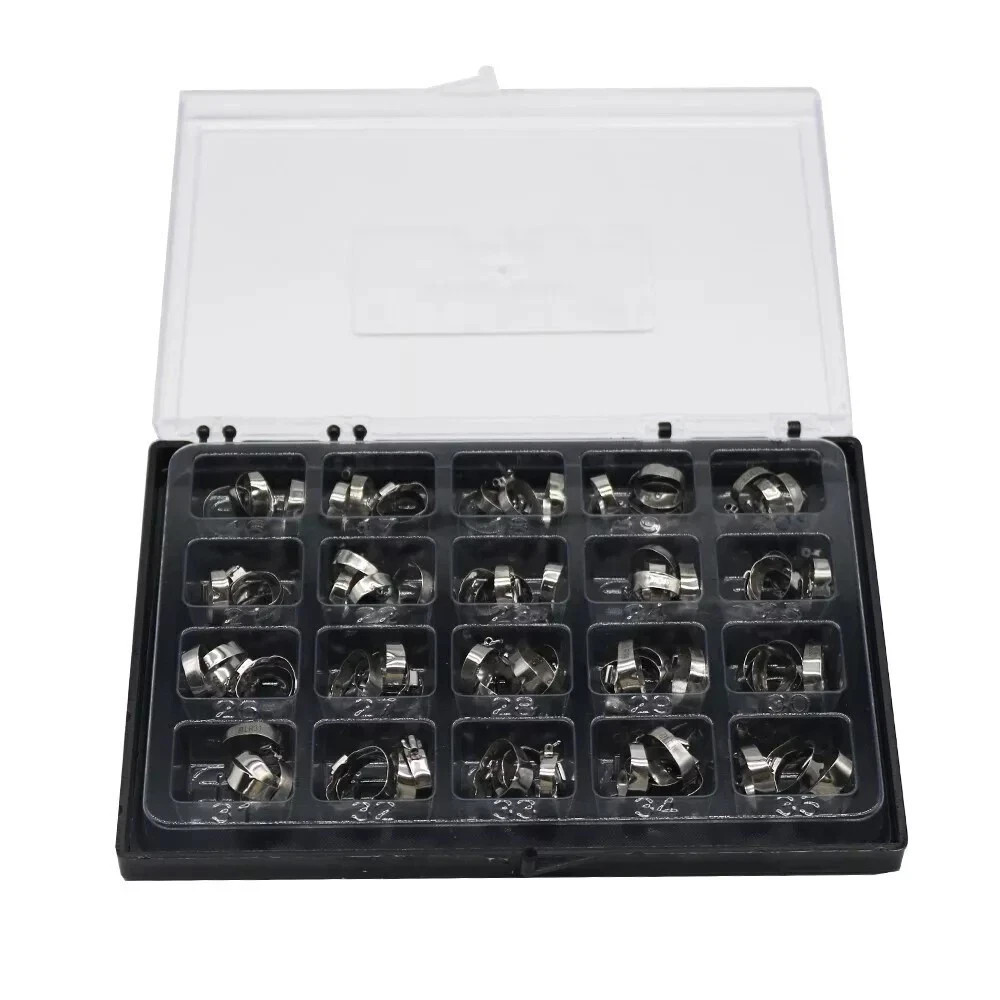80 Pcs Dental Roth MBT 16#-35 36#-39+ U2L1 U1L1 1st Molar Bands with Buccal Tube