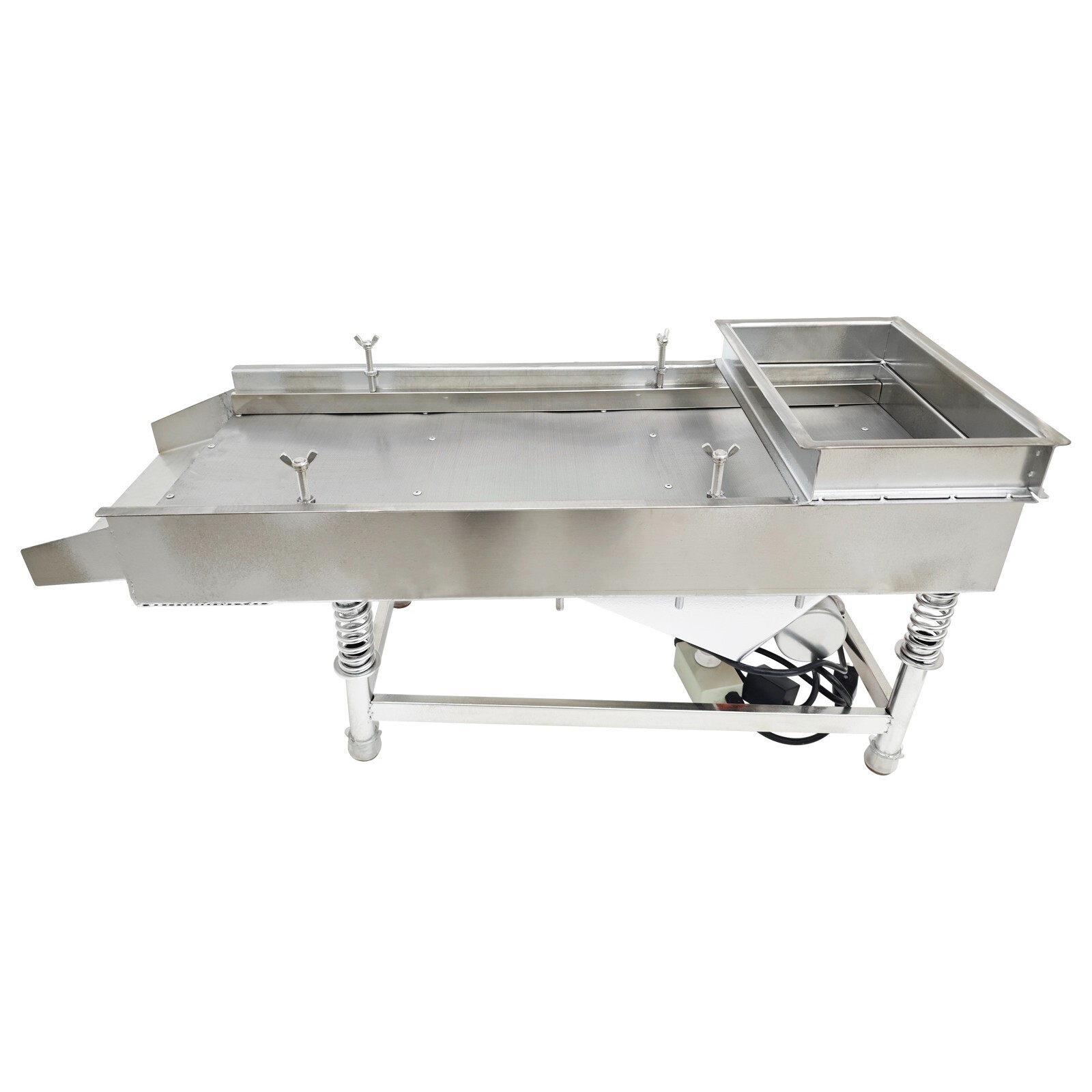 Linear Vibrating Screen 110V 80W 33.86″x13.4″x15.75″ 0.5mm Round Holes