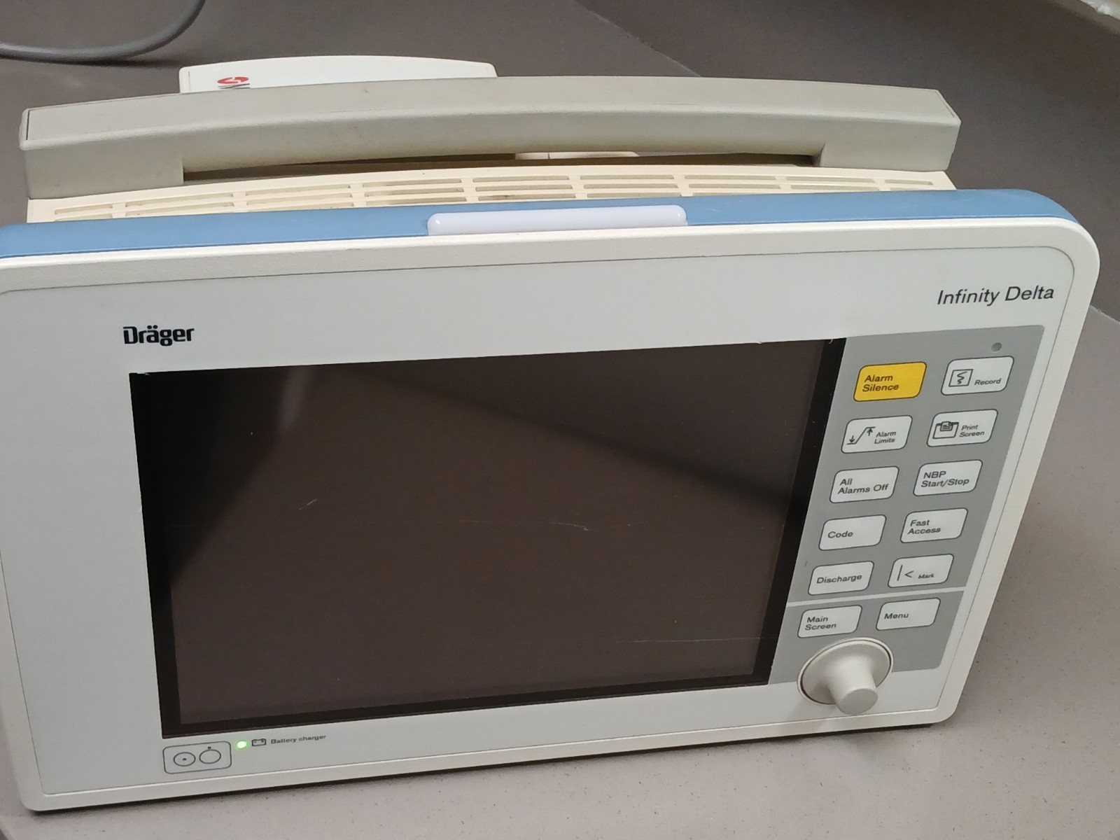 Drager Infinity Delta Patient Monitor With Power Supply