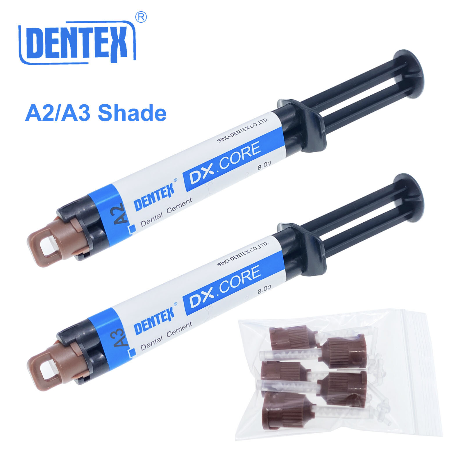 Dentex Dental Dual Cure Flowable Composite Resin Refill Core Build Up DX.CORE
